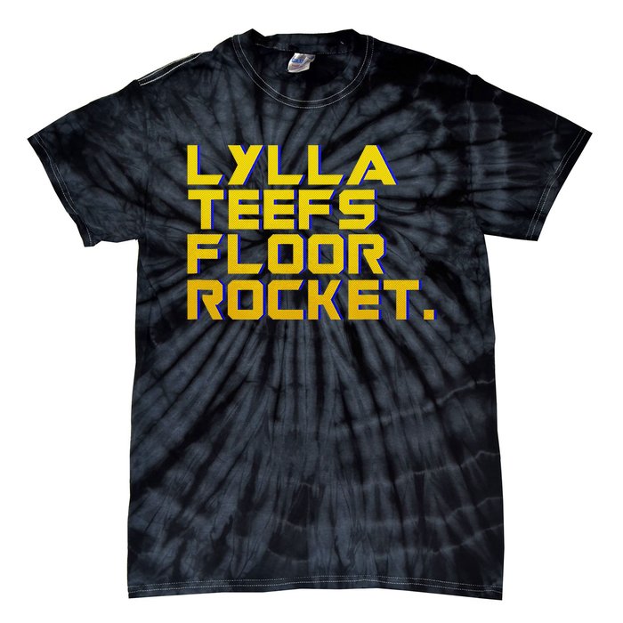 Lylla Teefs Floor & Rocket. Vol 3 Retro Galaxy Style Tie-Dye T-Shirt