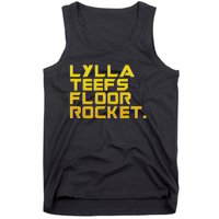 Lylla Teefs Floor & Rocket. Vol 3 Retro Galaxy Style Tank Top