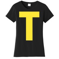 Letter T Funny Matching Halloween Costume Women's T-Shirt