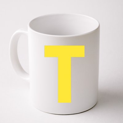 Letter T Funny Matching Halloween Costume Coffee Mug