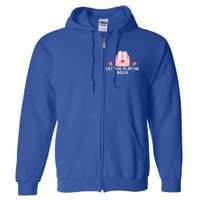 Let The Flirting Begin Cool Gift Hearts Love Valentine's Day Cool Gift Full Zip Hoodie