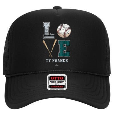 Love Ty France Ty France Seattle High Crown Mesh Back Trucker Hat