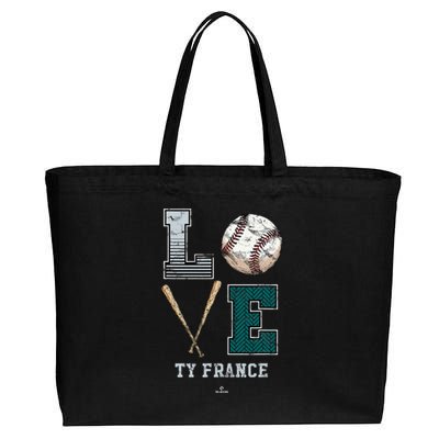 Love Ty France Ty France Seattle Cotton Canvas Jumbo Tote