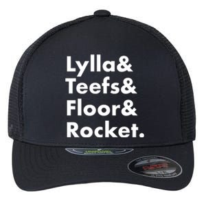 Lylla Teefs Floor & Rocket. Flexfit Unipanel Trucker Cap