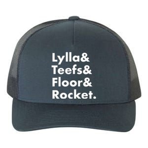 Lylla Teefs Floor & Rocket. Yupoong Adult 5-Panel Trucker Hat