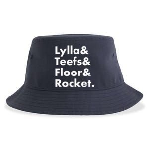 Lylla Teefs Floor & Rocket. Sustainable Bucket Hat