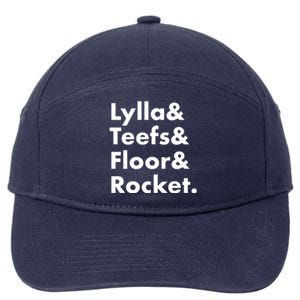 Lylla Teefs Floor & Rocket. 7-Panel Snapback Hat