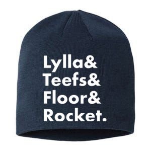 Lylla Teefs Floor & Rocket. Sustainable Beanie