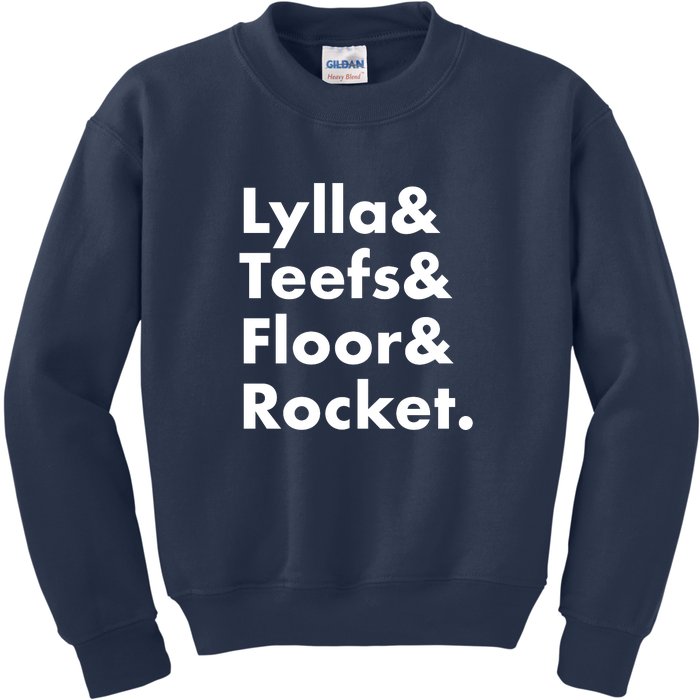 Lylla Teefs Floor & Rocket. Kids Sweatshirt