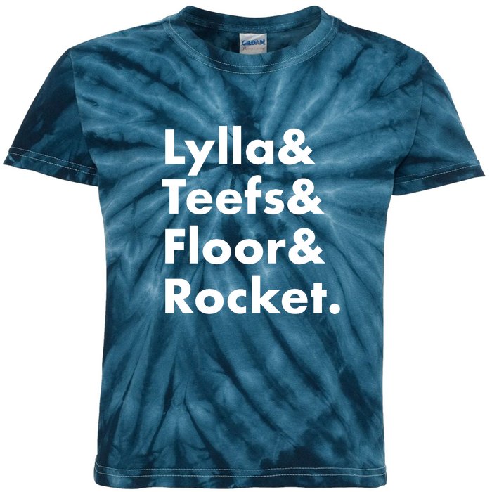 Lylla Teefs Floor & Rocket. Kids Tie-Dye T-Shirt