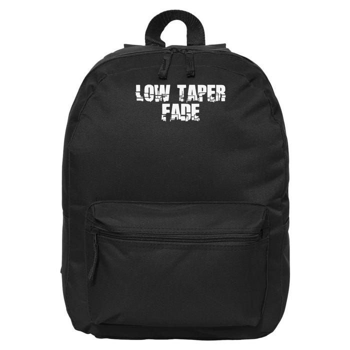Low Taper Fade Meme Massive Meme Funny Memes Internet Memes Gift 16 in Basic Backpack