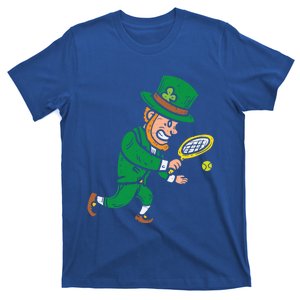 Leprechaun Tennis Funny St Patricks Day Sports Gift T-Shirt