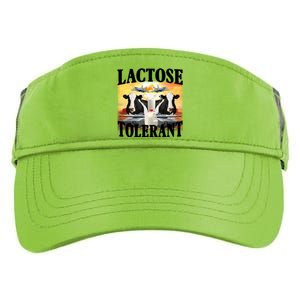 Lactose Tolerant Funny Cow Adult Drive Performance Visor