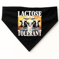 Lactose Tolerant Funny Cow USA-Made Doggie Bandana