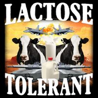 Lactose Tolerant Funny Cow USA-Made Doggie Bandana