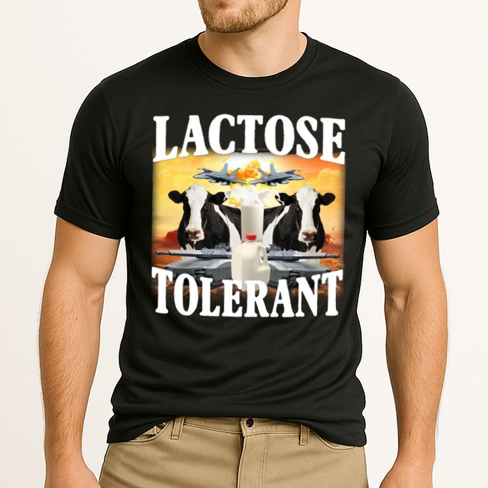 Lactose Tolerant Funny Cow Cooling Performance Crew T-Shirt
