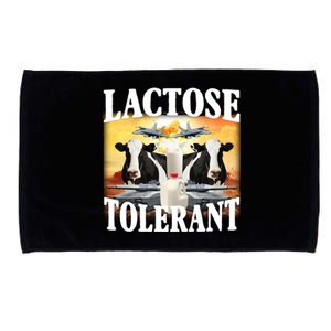 Lactose Tolerant Funny Cow Microfiber Hand Towel