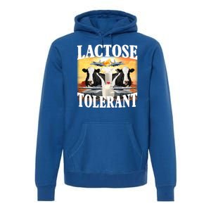 Lactose Tolerant Funny Cow Premium Hoodie