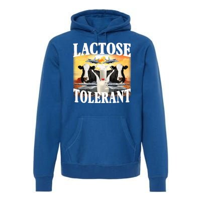 Lactose Tolerant Funny Cow Premium Hoodie