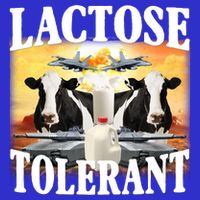 Lactose Tolerant Funny Cow 16 in Basic Backpack