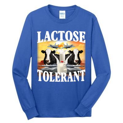 Lactose Tolerant Funny Cow Tall Long Sleeve T-Shirt