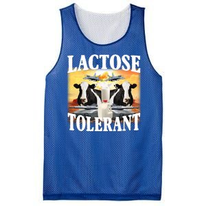 Lactose Tolerant Funny Cow Mesh Reversible Basketball Jersey Tank