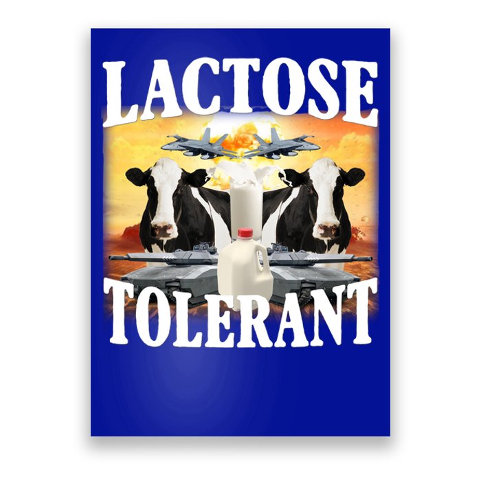 Lactose Tolerant Funny Cow Poster