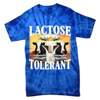 Lactose Tolerant Funny Cow Tie-Dye T-Shirt