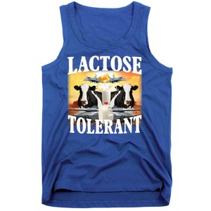 Lactose Tolerant Funny Cow Tank Top