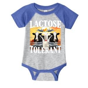 Lactose Tolerant Funny Cow Infant Baby Jersey Bodysuit