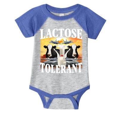 Lactose Tolerant Funny Cow Infant Baby Jersey Bodysuit