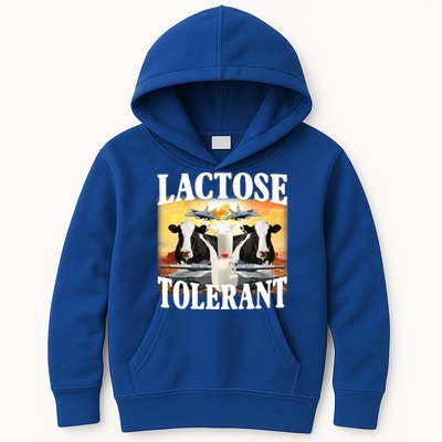 Lactose Tolerant Funny Cow Kids Hoodie