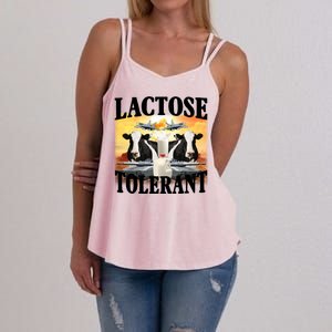 Lactose Tolerant Funny Cow Women's Strappy Tank