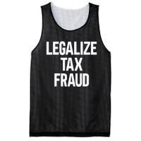 Legalize Tax Fraud Mesh Reversible Basketball Jersey Tank