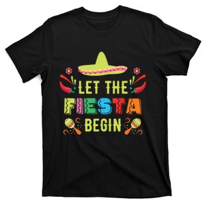 Let The Fiesta Begin Funny Cinco De Mayo Mexican Party Cute T-Shirt