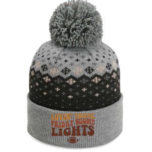 Lovin Those Friday Night Lights Football The Baniff Cuffed Pom Beanie