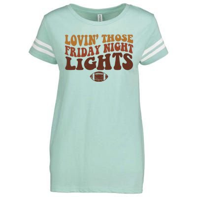 Lovin Those Friday Night Lights Football Enza Ladies Jersey Football T-Shirt