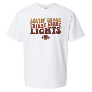 Lovin Those Friday Night Lights Football Sueded Cloud Jersey T-Shirt