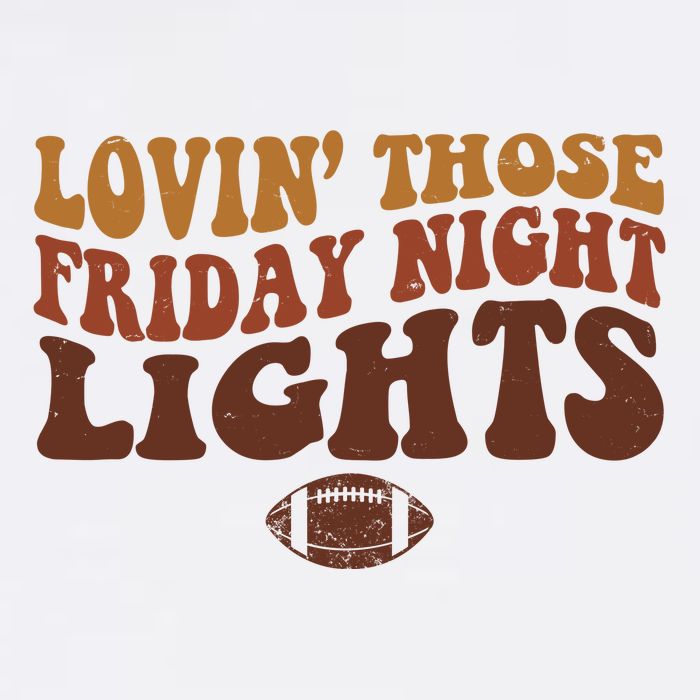 Lovin Those Friday Night Lights Football Cooling Performance Crew T-Shirt