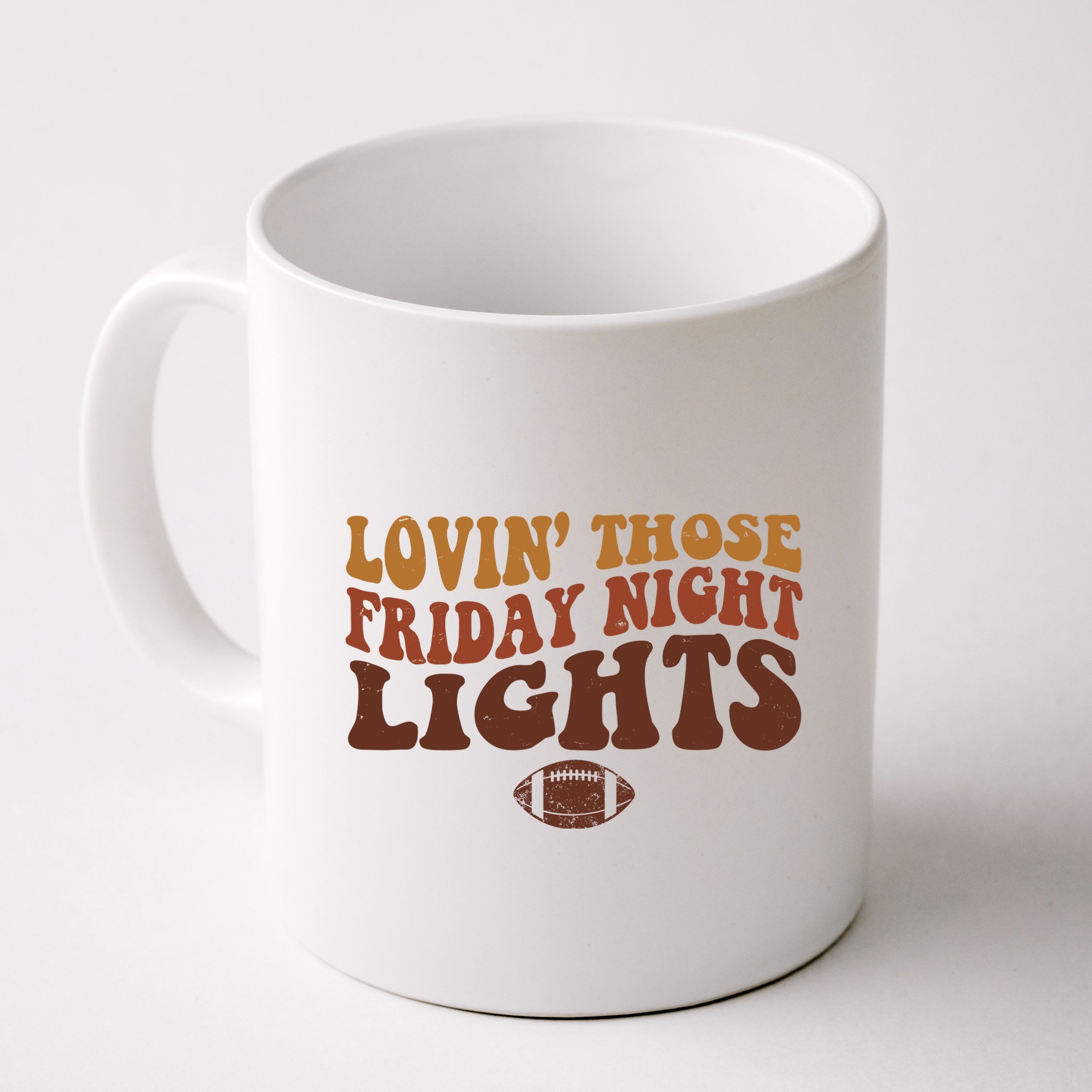Lovin Those Friday Night Lights Football Mug