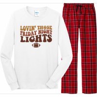 Lovin Those Friday Night Lights Football Long Sleeve Pajama Set