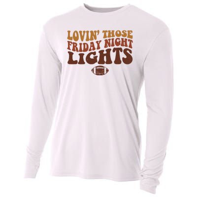 Lovin Those Friday Night Lights Football Cooling Performance Long Sleeve Crew