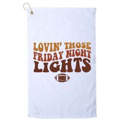 Lovin Those Friday Night Lights Football Golf Towel