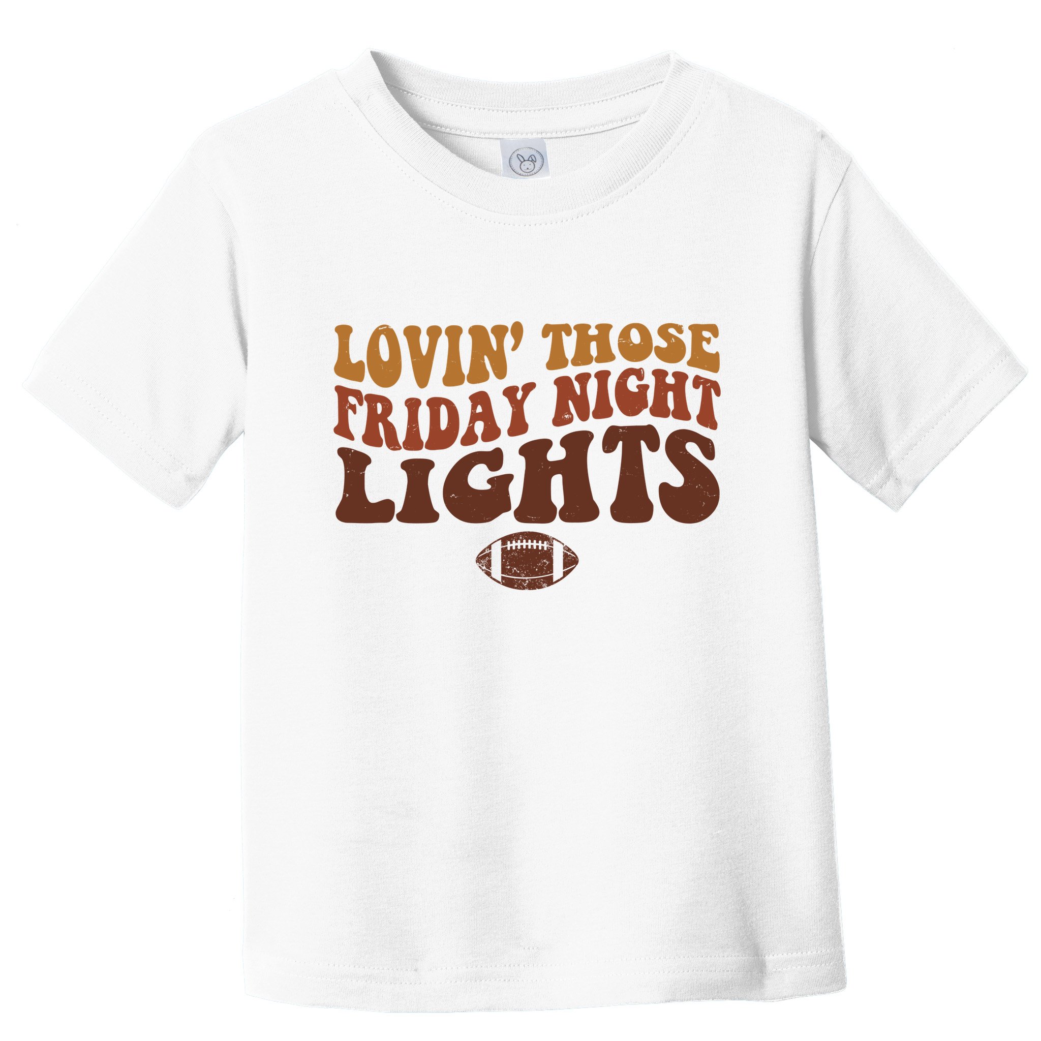 Lovin Those Friday Night Lights Football Toddler T-Shirt