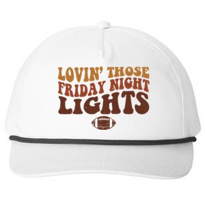 Lovin Those Friday Night Lights Football Snapback Five-Panel Rope Hat