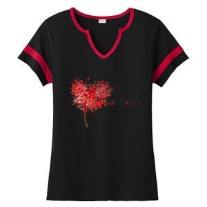 LOVE Tree For VALENTINES DAY Ladies Halftime Notch Neck Tee