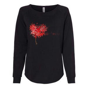 LOVE Tree For VALENTINES DAY Womens California Wash Sweatshirt