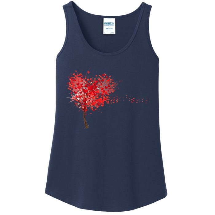 LOVE Tree For VALENTINES DAY Ladies Essential Tank