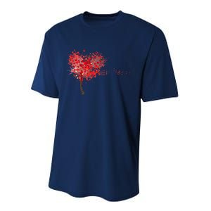 LOVE Tree For VALENTINES DAY Performance Sprint T-Shirt