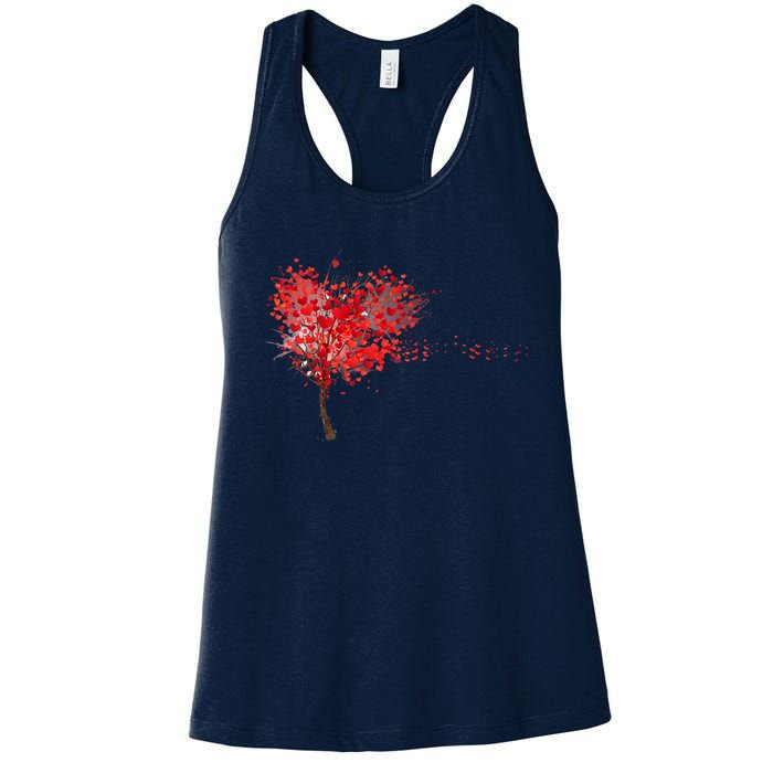 LOVE Tree For VALENTINES DAY Women's Racerback Tank